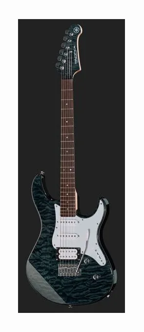 Yamaha Pacifica 212V QM TBL, vista posteriore del corpo