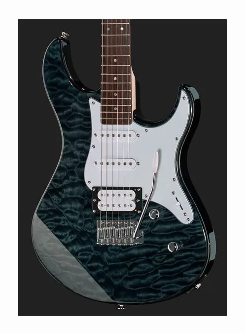 Yamaha Pacifica 212V QM TBL, pickup e manopole dei controlli