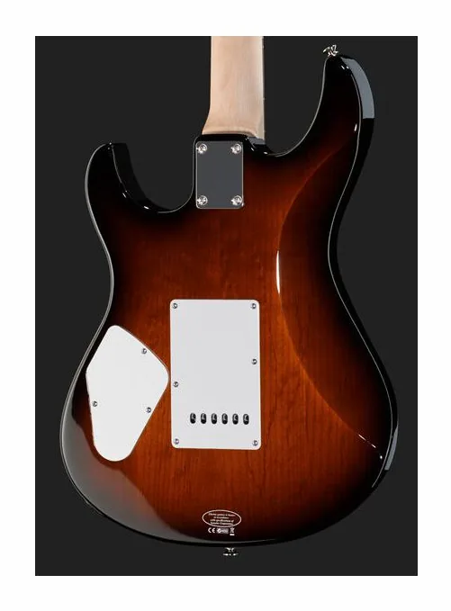 Yamaha Pacifica 212V FM TBS, vista posteriore del corpo