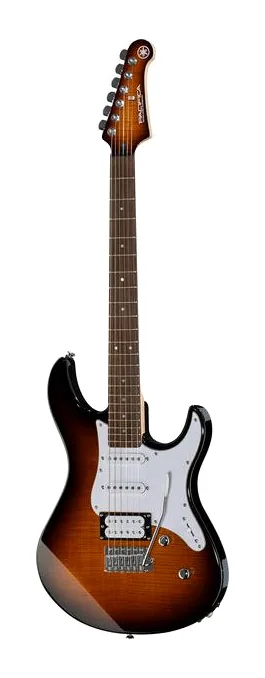 Yamaha Pacifica 212V FM TBS visto di fronte