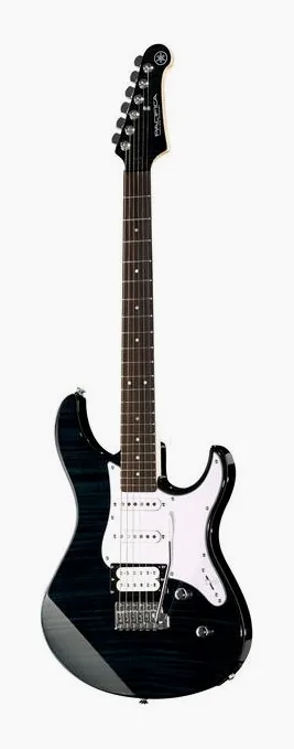 Yamaha Pacifica 212V FM TBL visto di fronte