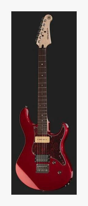 Yamaha Pacifica 311H RM, curve del body viste dall'alto