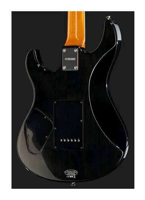 Yamaha Pacifica 611 V FM TBL, manico e tastiera visti di lato