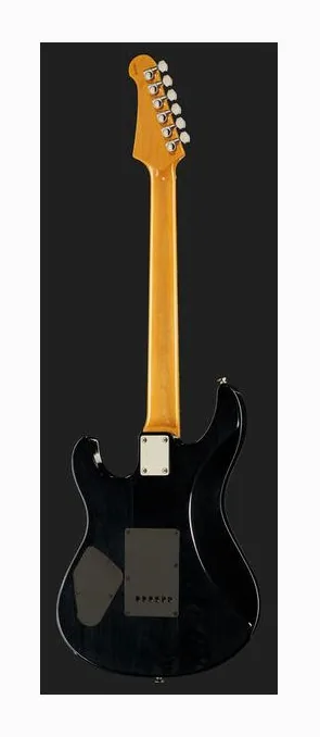 Yamaha Pacifica 612V II FM TBL, paletta con meccaniche e logo