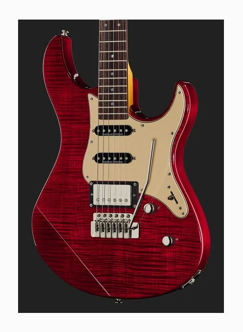 Yamaha Pacifica 612V II FMX FR, profilo laterale del corpo