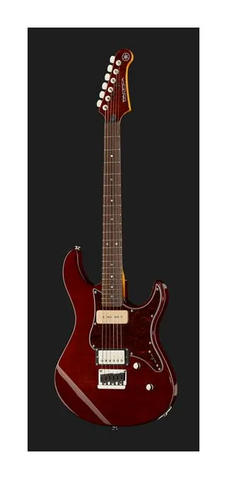 Yamaha Pacifica 611HFM RTB, capotasto e prime posizioni della tastiera