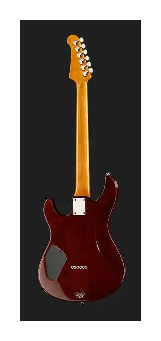 Yamaha Pacifica 611HFM RTB, curve del body viste dall'alto