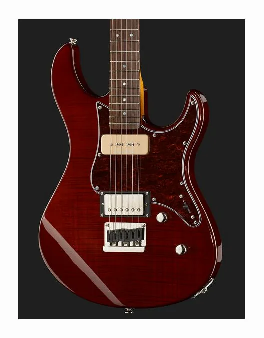 Yamaha Pacifica 611HFM RTB, pickup e manopole dei controlli