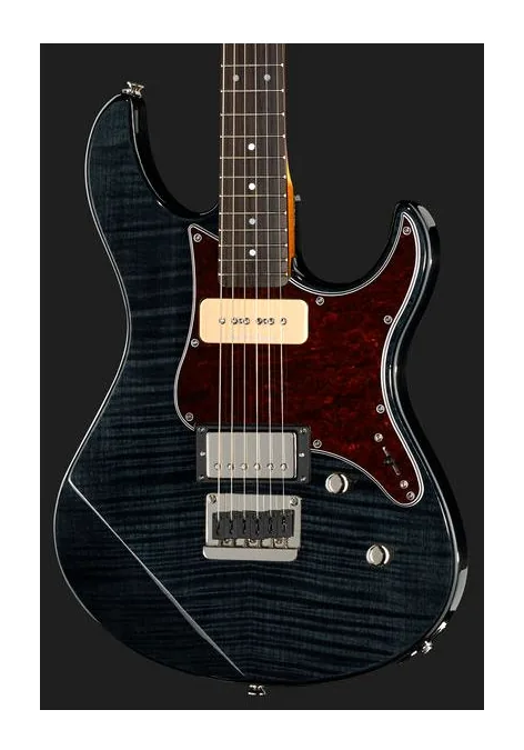 Yamaha Pacifica 611HFM TB, pickup e manopole dei controlli