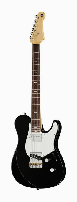 Yamaha Pacifica SC P11S BM inquadrato di fronte su sfondo neutro