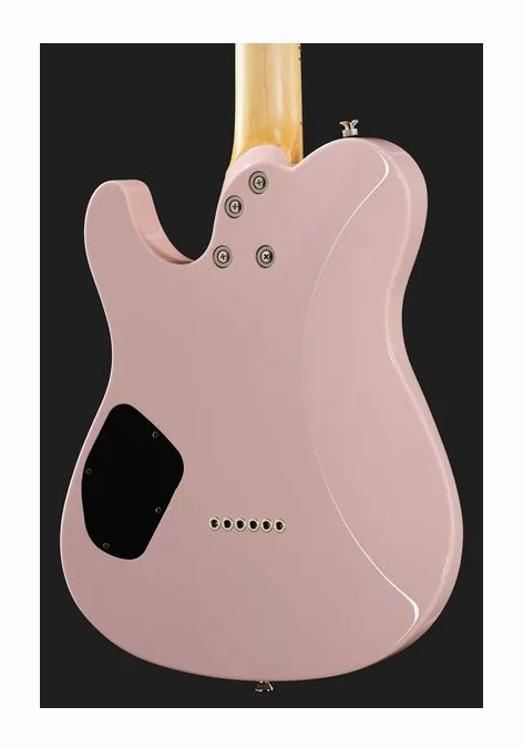 Yamaha Pacifica SC P11SM Ash Pink, corpo e verniciatura in primo piano