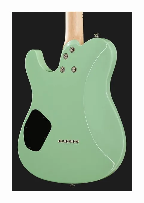 Yamaha Pacifica SC Std+ 11SM PMG, curve del body viste dall'alto