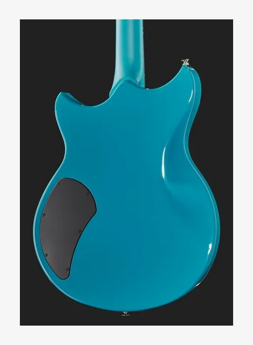 Yamaha Revstar RSE20 Swift Blue, paletta con meccaniche e logo