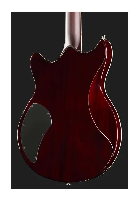 Yamaha Revstar RSS02T Fired Red, manico e tastiera visti di lato