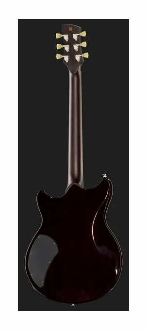 Yamaha Revstar RSS02T Hot Merlot, curve del body viste dall'alto