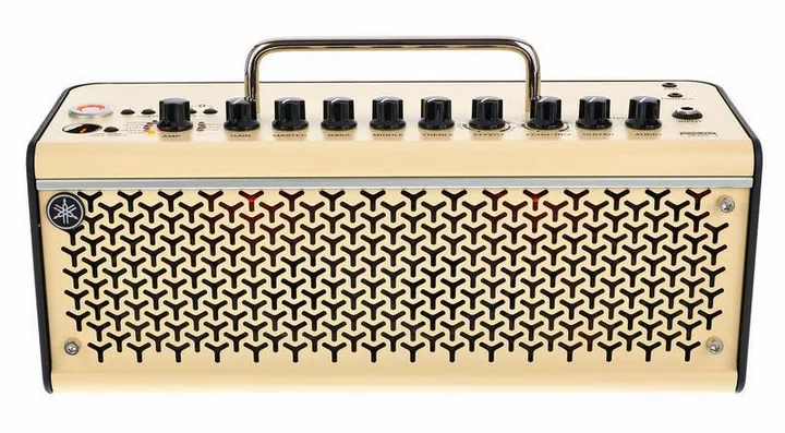 Yamaha THR10IIW, logo e finiture del pannello frontale