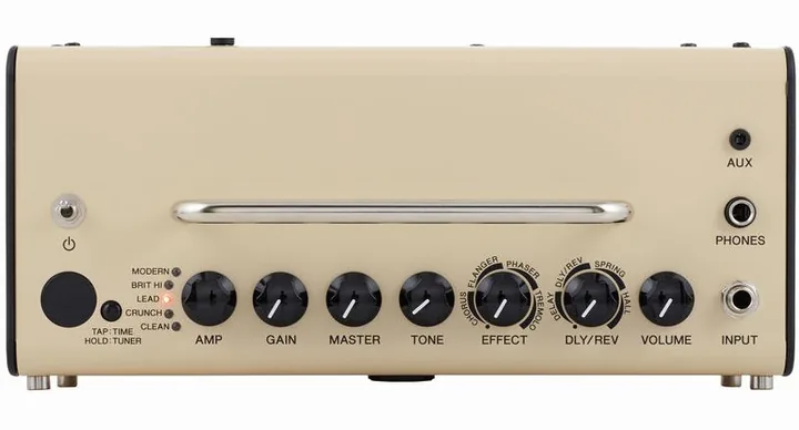 Yamaha THR5 V2, logo e finiture del pannello frontale