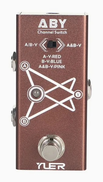 Yuer ABY - Switcher Splitter, manopole viste dall'alto