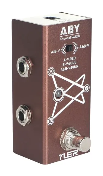 Yuer ABY - Switcher Splitter, grafica del pannello superiore