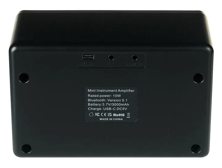Yuer BA-10E Portable Amp BT, griglia dell'altoparlante