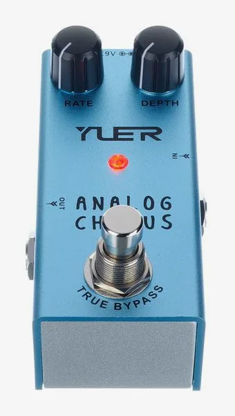 Yuer RF-10 Series Analog Chorus, led e interruttore a pedale