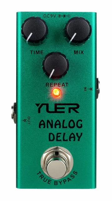 Yuer RF-10 Series Analog Delay, manopole viste dall'alto