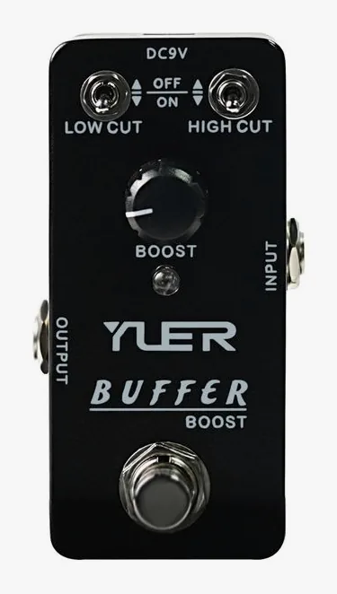 Yuer RS-21 Buffer Boost fotografato frontalmente