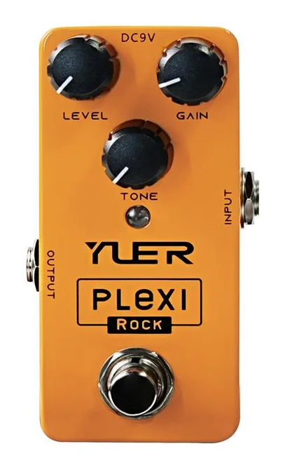 Yuer RS-26 Plexi Rock - Distortion inquadrato di fronte su sfondo neutro