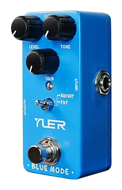 Yuer RS-29 Blue Mode - Overdrive, footswitch in primo piano