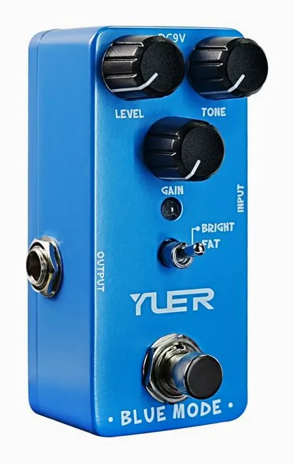 Yuer RS-29 Blue Mode - Overdrive, manopole viste dall'alto