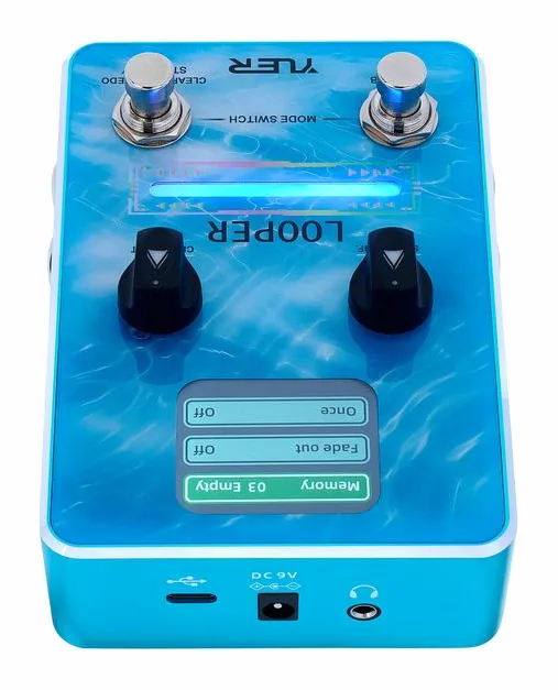 Yuer XS-02 Looper, ingressi e uscite laterali