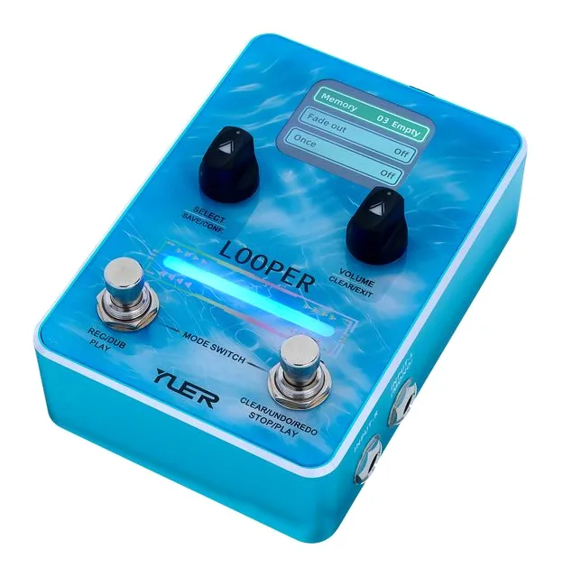 Yuer XS-02 Looper fotografato frontalmente