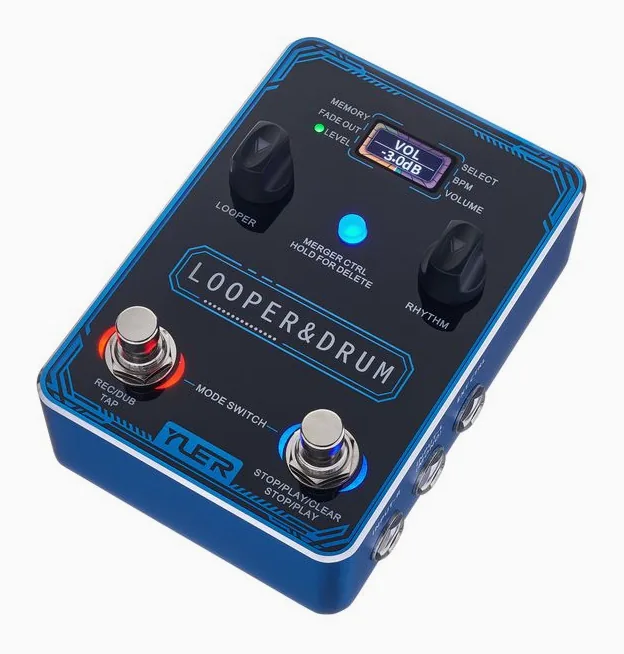 Yuer XS-04 Looper & Drum visto di fronte