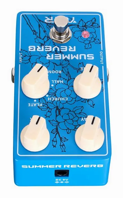 Yuer XS-05 Summer Reverb, connettori sul retro dell'unita