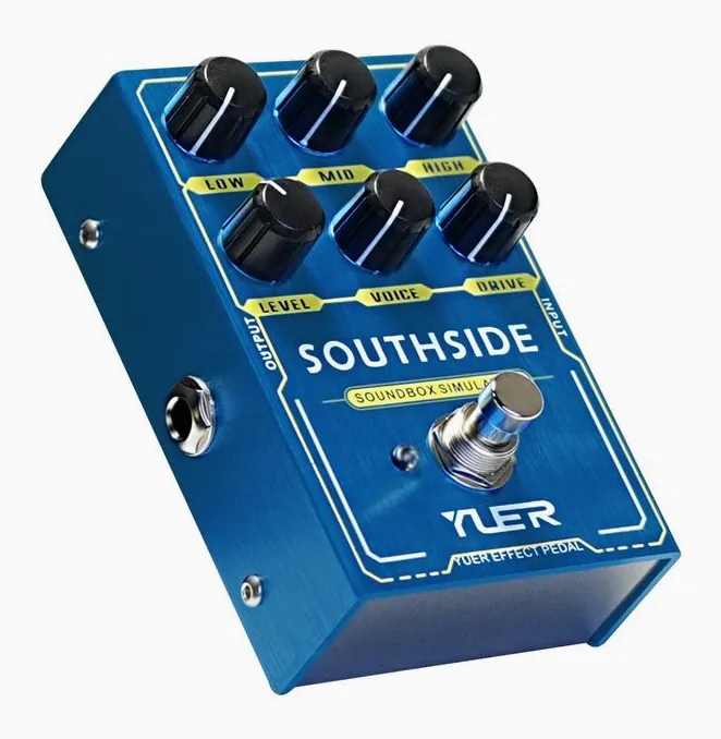 Yuer YF-32 Southside Overdrive/Amp, connettori sul retro dell'unita