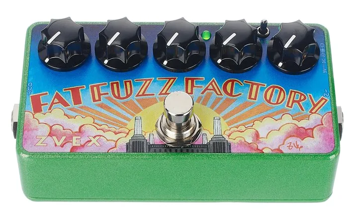 Z.Vex Fat Fuzz Factory Vexter, manopole viste dall'alto