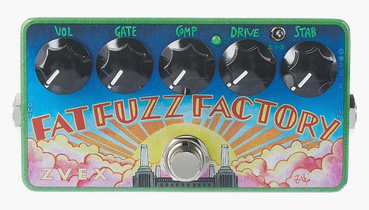 Z.Vex Fat Fuzz Factory Vexter, led e interruttore a pedale