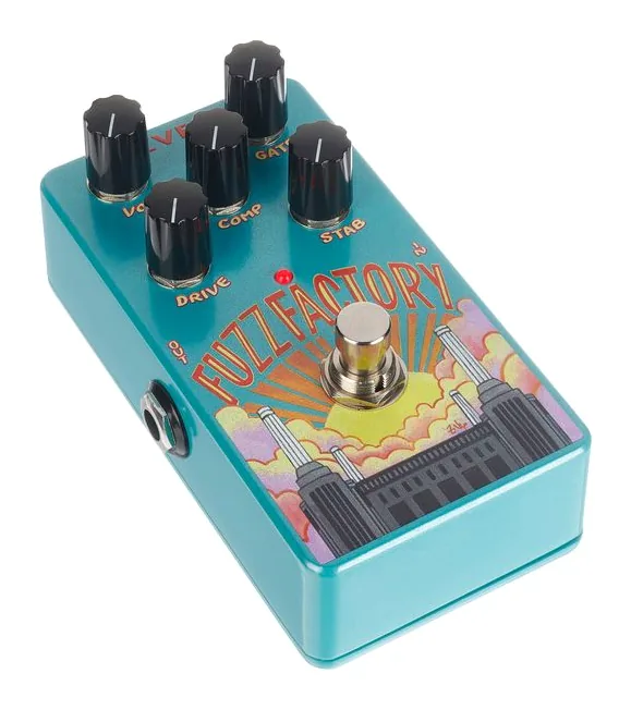 Z.Vex Fuzz Factory Vertical, led e interruttore a pedale