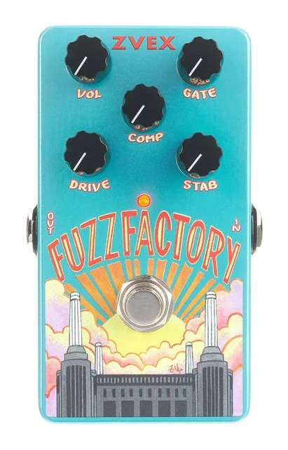 Z.Vex Fuzz Factory Vertical, grafica del pannello superiore