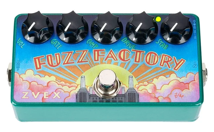 Z.Vex Fuzz Factory Vexter, led e interruttore a pedale