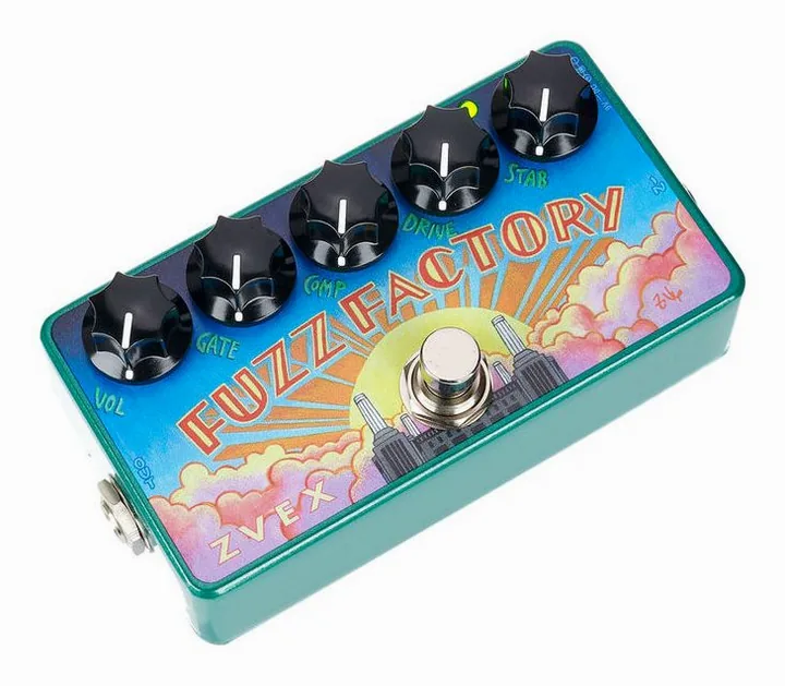 Z.Vex Fuzz Factory Vexter, connettori sul retro dell'unita
