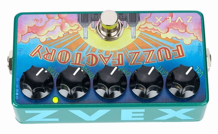 Z.Vex Fuzz Factory Vexter, grafica del pannello superiore