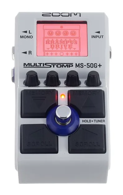 Zoom MS-50G+, grafica del pannello superiore