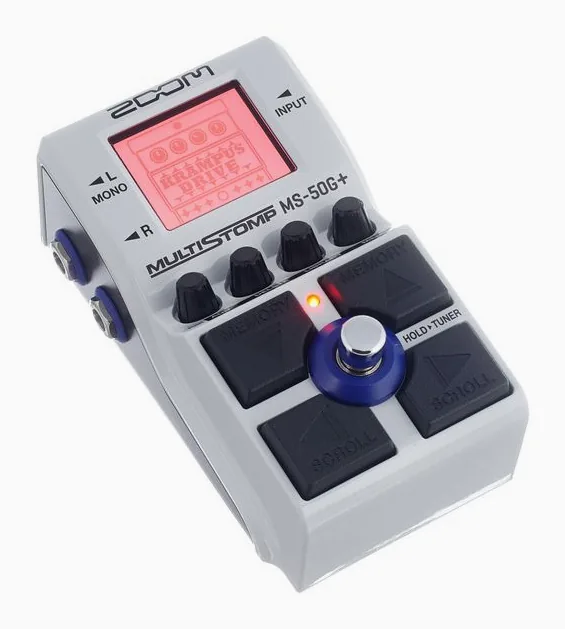 Zoom MS-50G+, manopole viste dall'alto