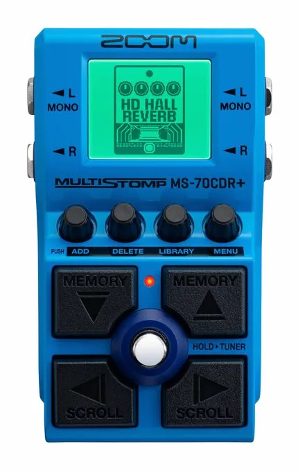 Zoom MS-70CDR+, footswitch in primo piano