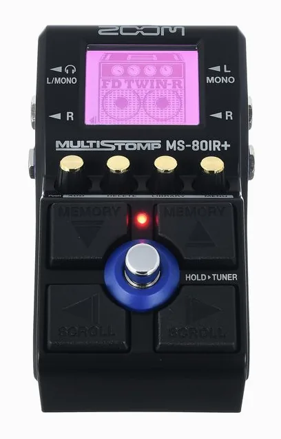 Zoom MS-80IR+, led e interruttore a pedale